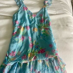 Beautiful silk Loveshackfancy dress worn once. Perfect condition!